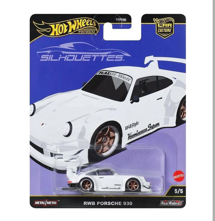 HOT WHEELS JBK58 SILHOUETTES RWB Porsche 930