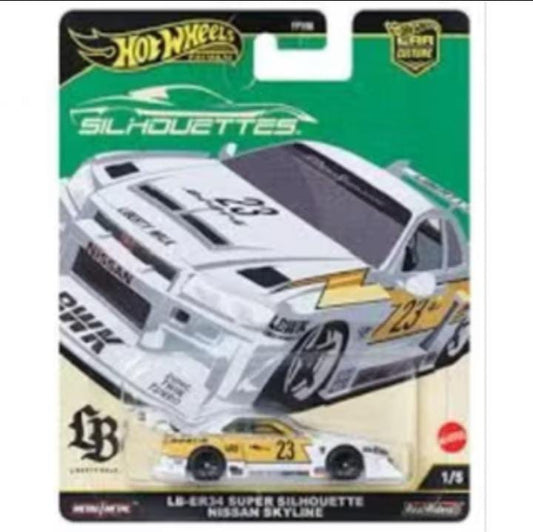HOT WHEELS JBK59 SILHOUETTES LB-ER34 Super Silhouette Nissan Skyline
