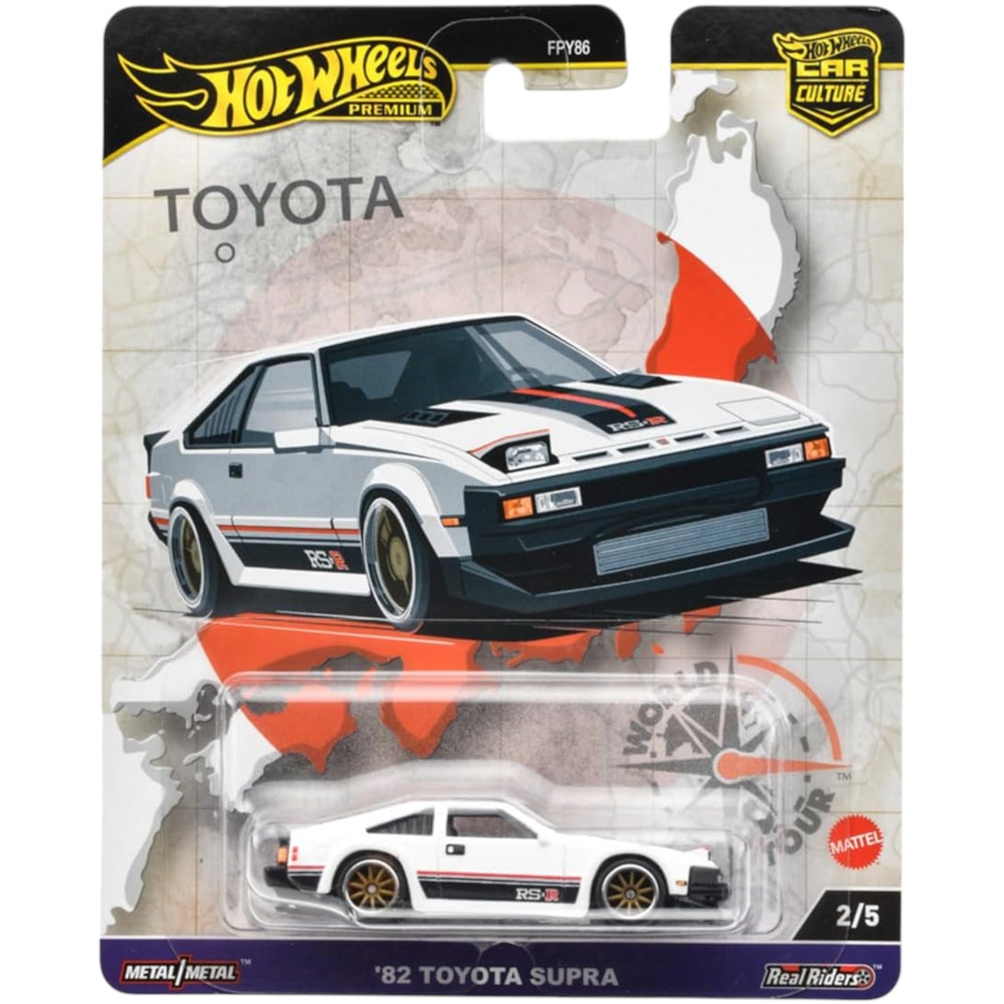 Hot Wheels HRV97 Car Culture World Tour '82 Toyota Supra