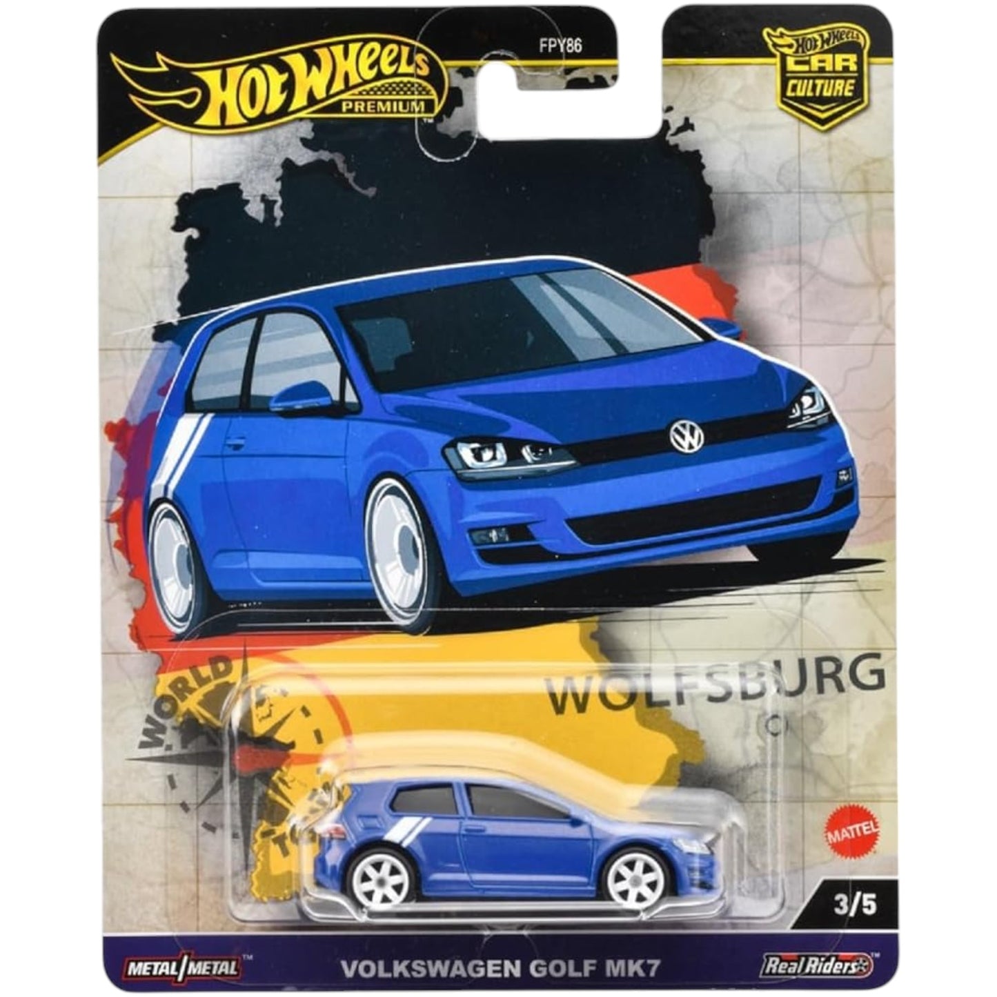 Hot Wheels HRV79 Car Culture World Tour Volkswagen Golf Mk7