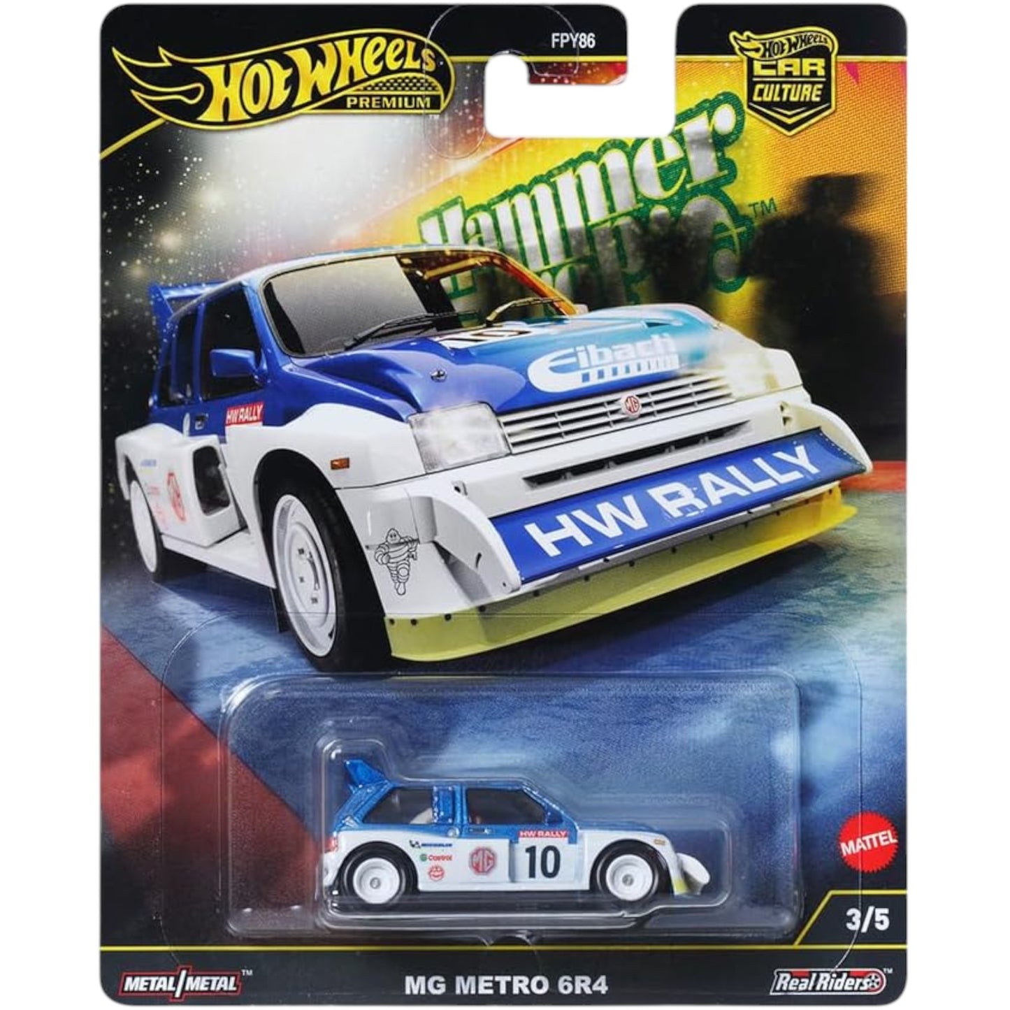 Hot Wheels HRW09 Car Culture Hammer Drop MG Metro 6R4