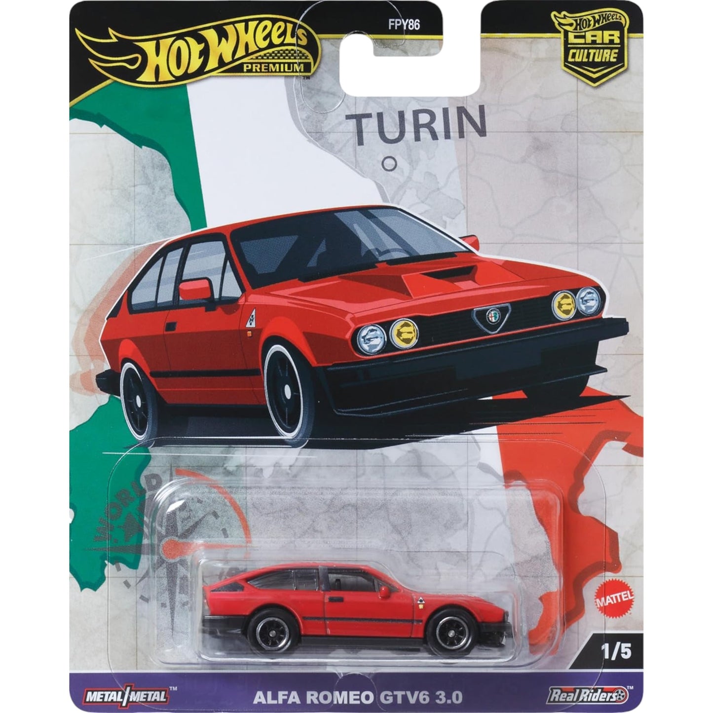 Hot Wheels HRV80 Car Culture World Tour Alfa Romeo GTV6 3.0